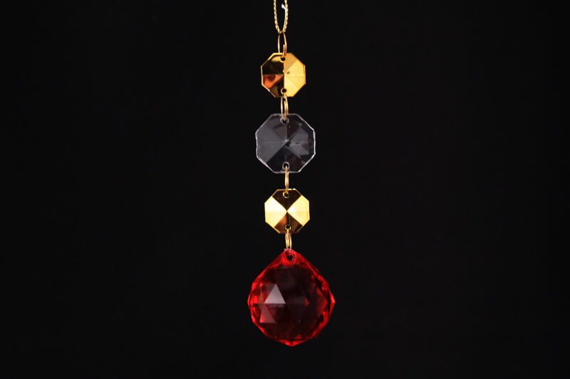 Acrylic Crystal Drop Hanging Ornament