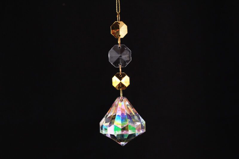 Acrylic Crystal Drop Hanging Ornament