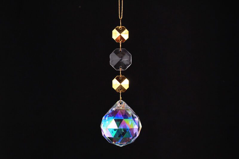 Acrylic Crystal Drop Hanging Ornament