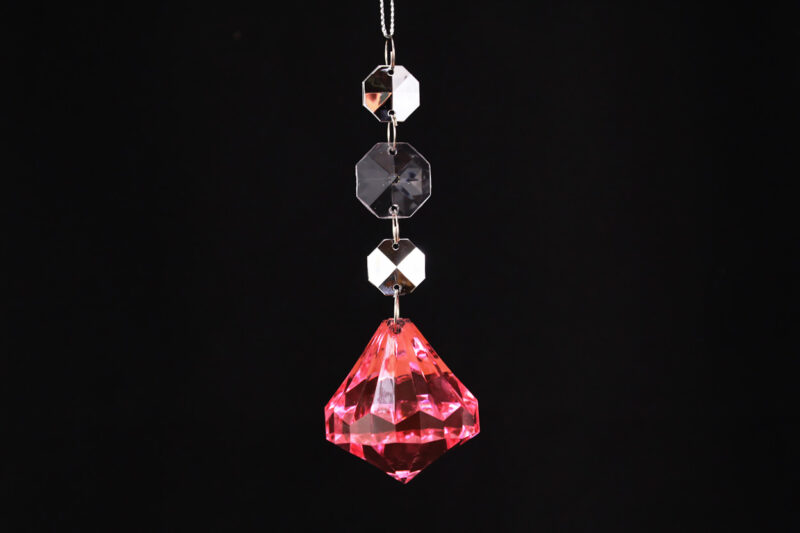 Acrylic Crystal Drop Hanging Ornament
