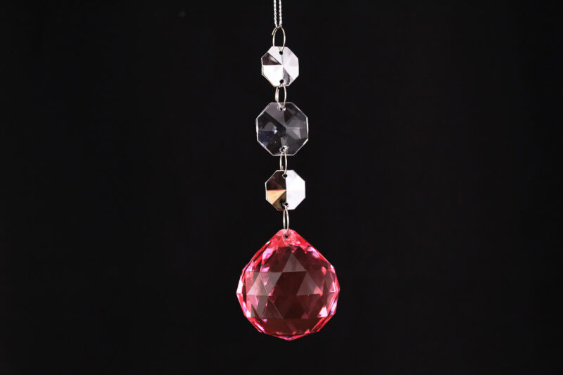 Acrylic Crystal Drop Hanging Ornament