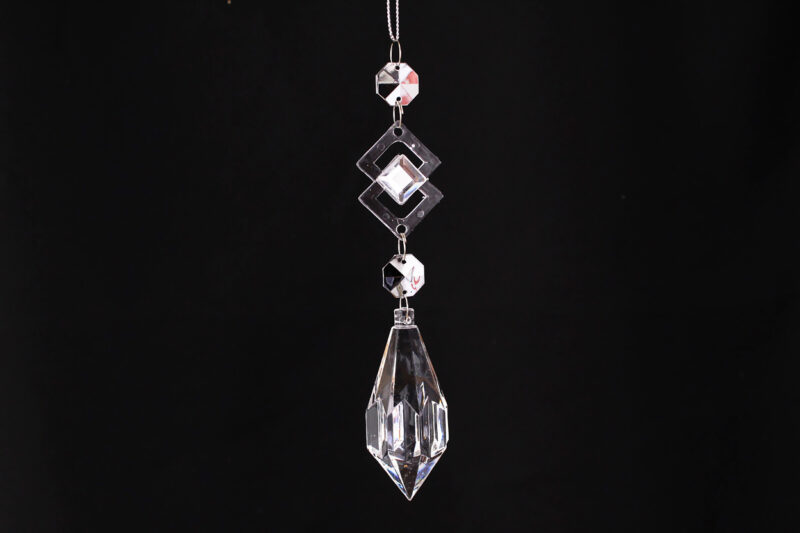 Acrylic Crystal Drop Hanging Ornament