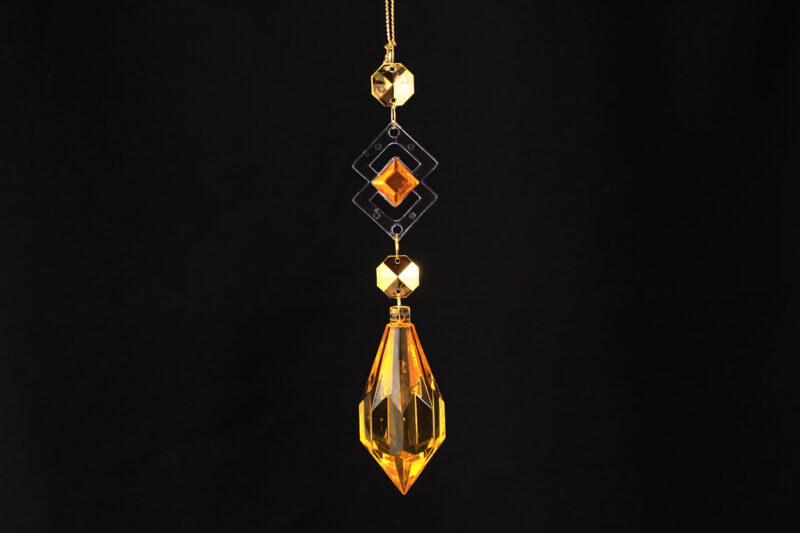 Acrylic Crystal Drop Hanging Ornament