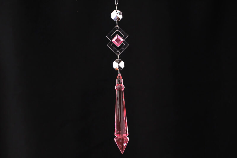 Acrylic Crystal Drop Hanging Ornament