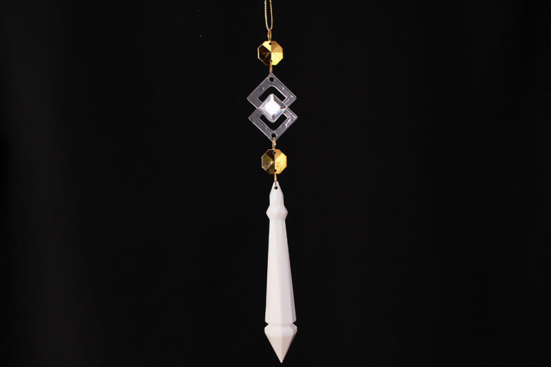 Acrylic Crystal Drop Hanging Ornament