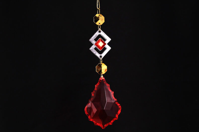 Acrylic Crystal Drop Hanging Ornament