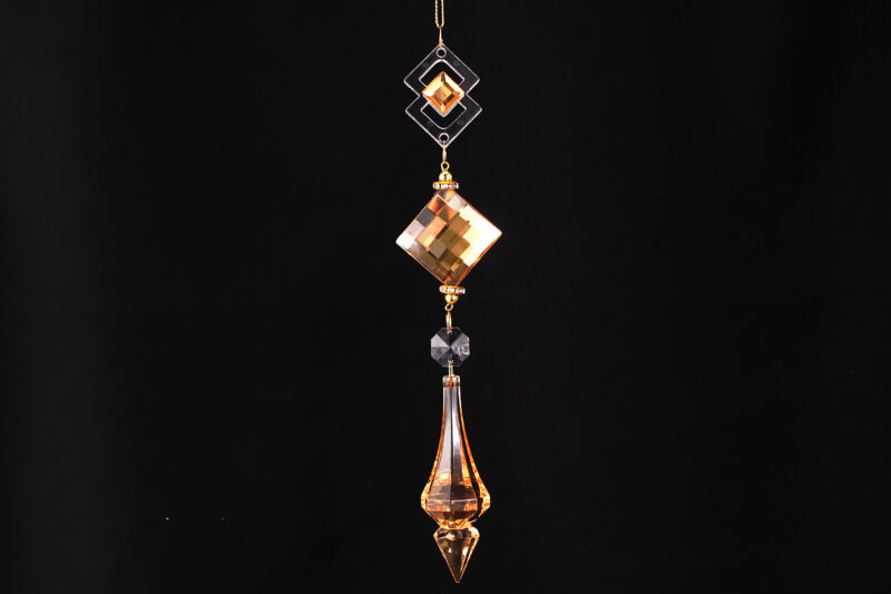 Acrylic Crystal Drop Hanging Ornament