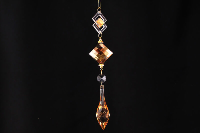 Acrylic Crystal Drop Hanging Ornament