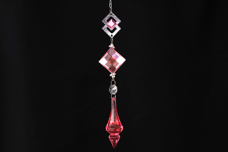 Acrylic Crystal Drop Hanging Ornament