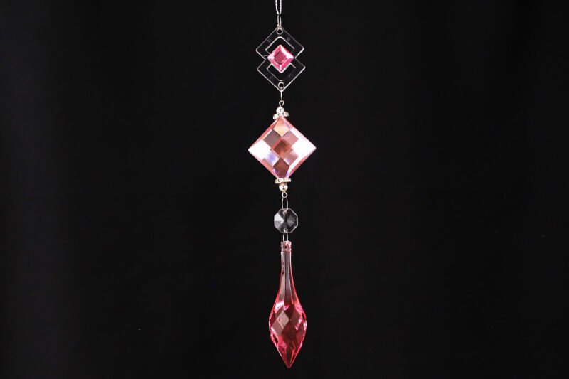 Acrylic Crystal Drop Hanging Ornament