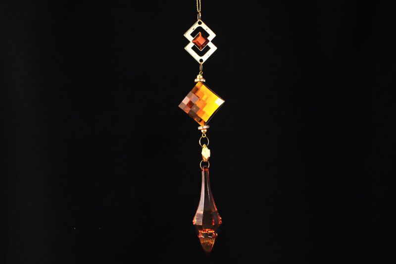 Acrylic Crystal Drop Hanging Ornament