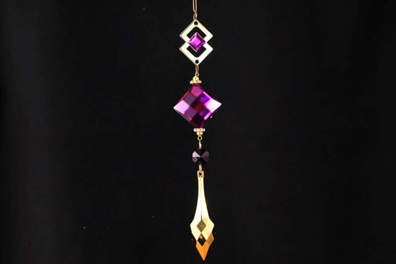 Acrylic Crystal Drop Hanging Ornament