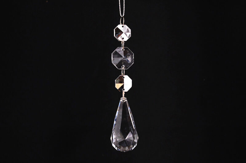 Acrylic Crystal Drop Hanging Ornament