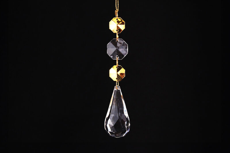 Acrylic Crystal Drop Hanging Ornament