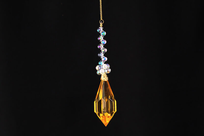 Acrylic Crystal Drop Hanging Ornament