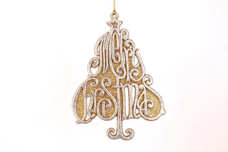 Merry Christmas Tree Ornament