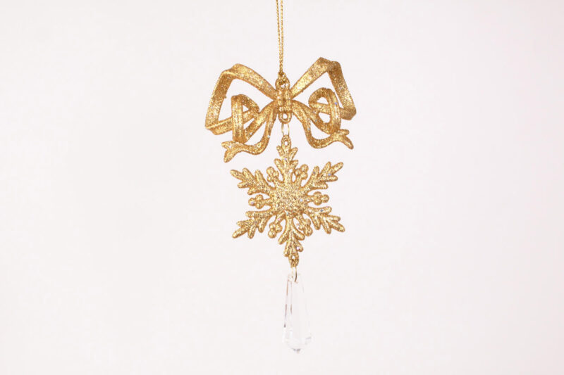 Bow Snowflake Pendant Ornament