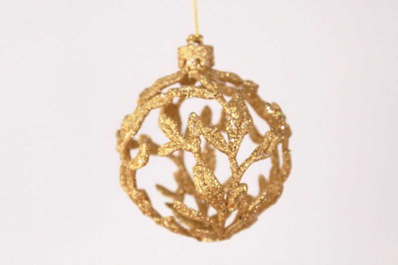 Branches and Leaves Ball Ornament