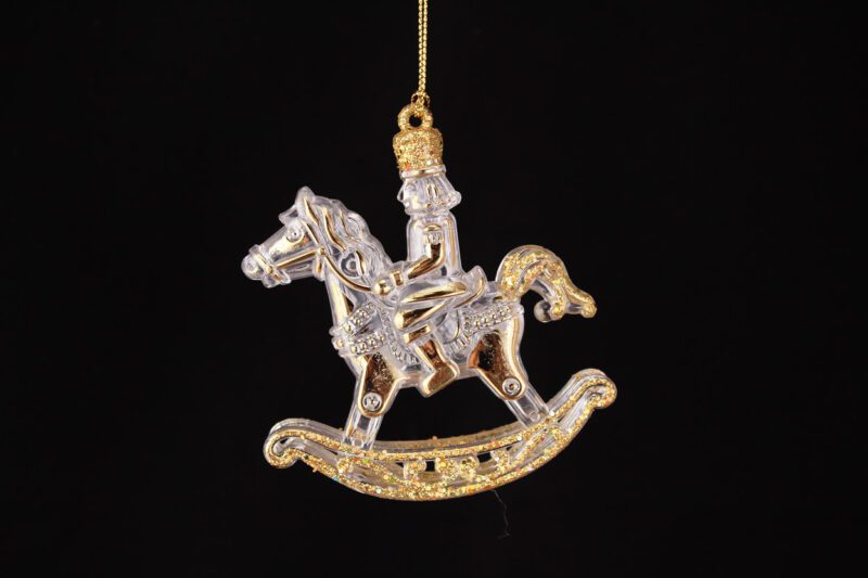 Nutcracker Rocking Horse Ornament