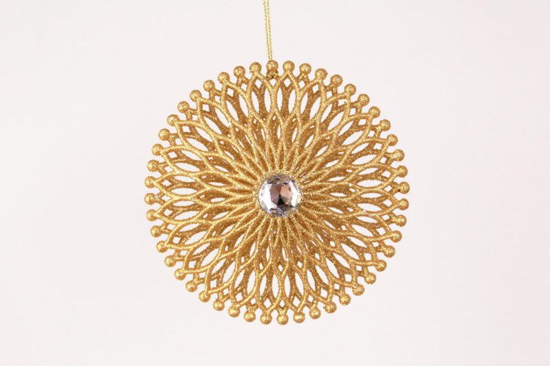 Textured Snowflake Ornament