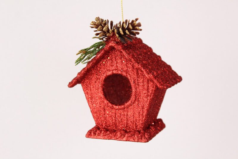 Bird House Ornament