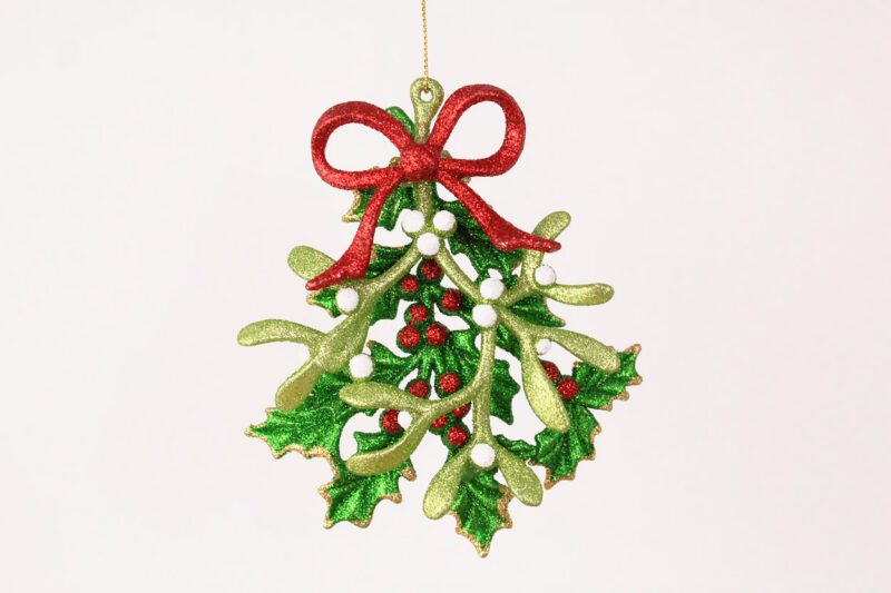 Mistletoe With Bow Ornament
