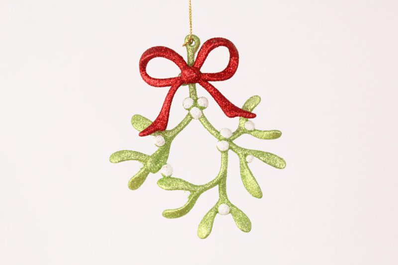 Mistletoe With Bow Ornament