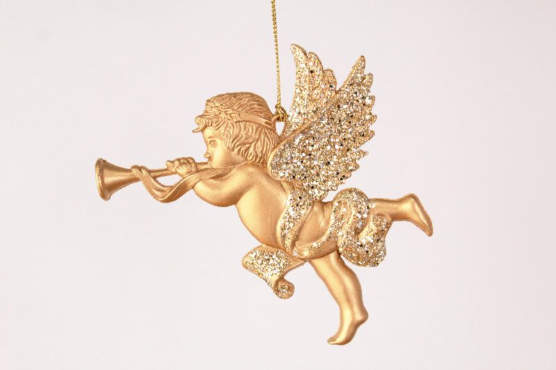 Little Angel Playing The Musical Instrument Ornament