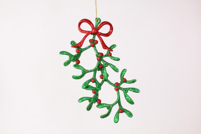 Mistletoe With Bow Ornament