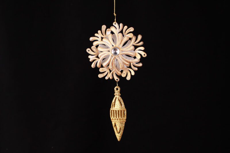 Two-Piece Snowflake Ornament