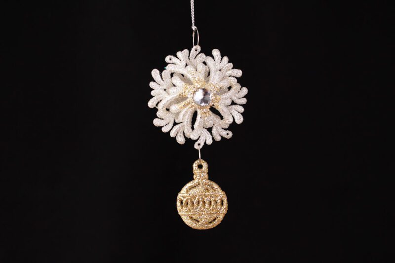 Two-Piece Snowflake Ornament