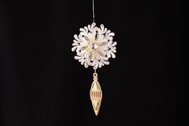 Two-Piece Snowflake Ornament