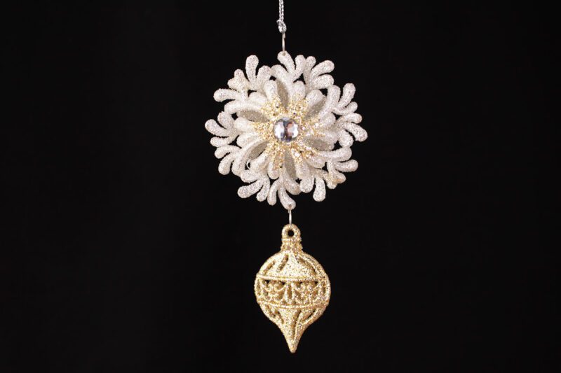 Two-Piece Snowflake Ornament