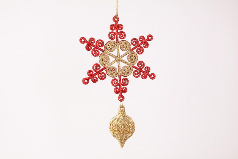 Two-Piece Snowflake Ornament