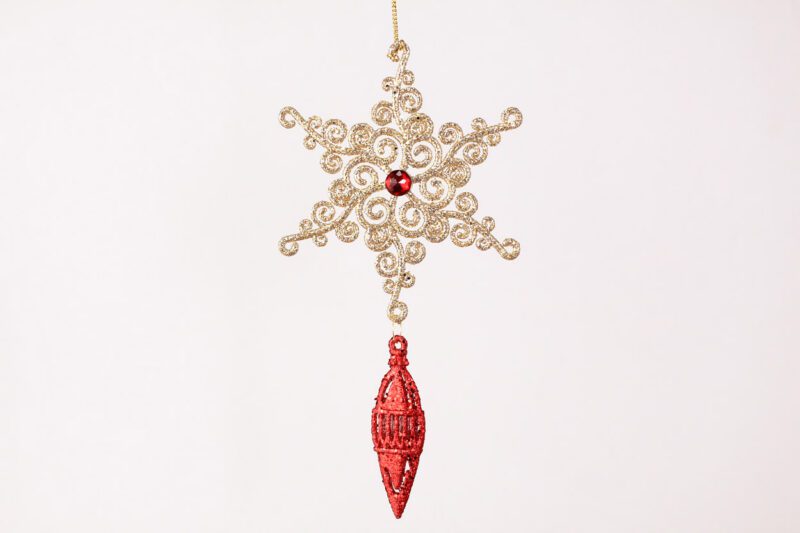 Two-Piece Snowflake Ornament