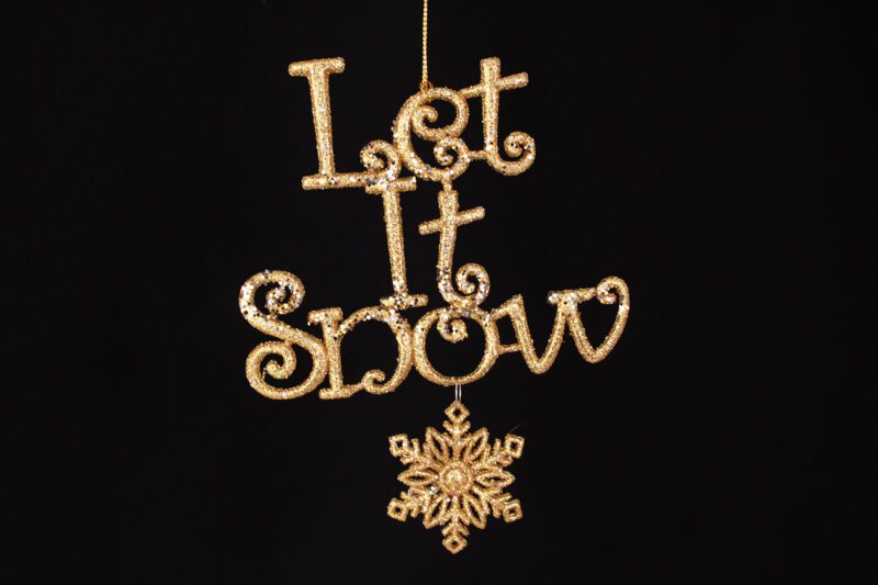 Let It Snow Ornament