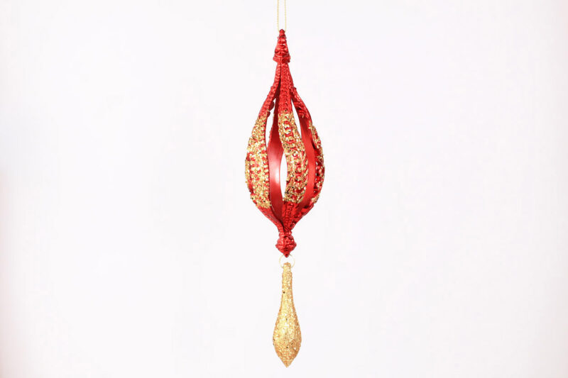 Filigree Finial With Teardrop Ornament