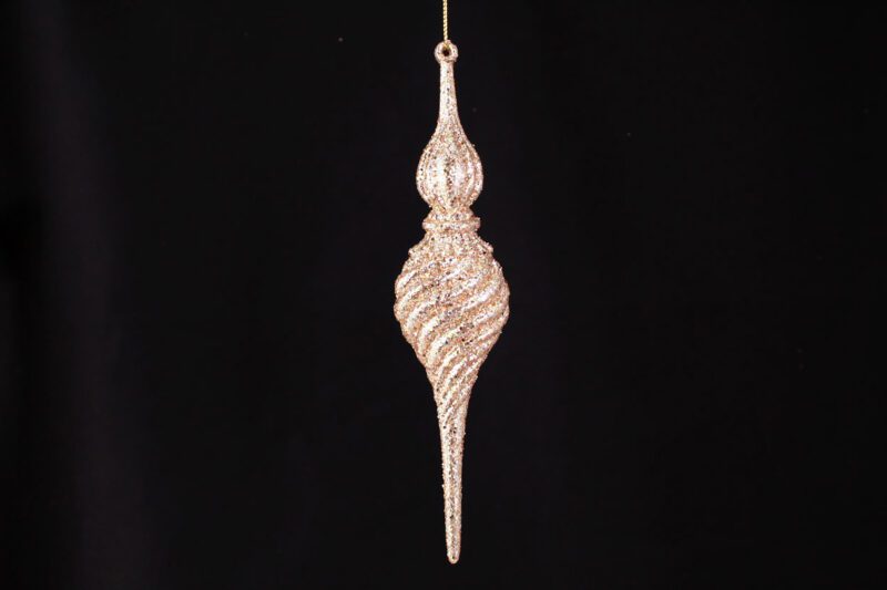 Ribbed Finial Ornament
