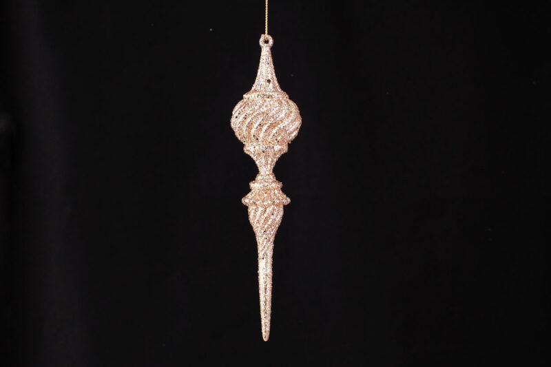 Ribbed Finial Ornament