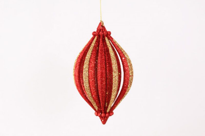 Striped Drop Ornament