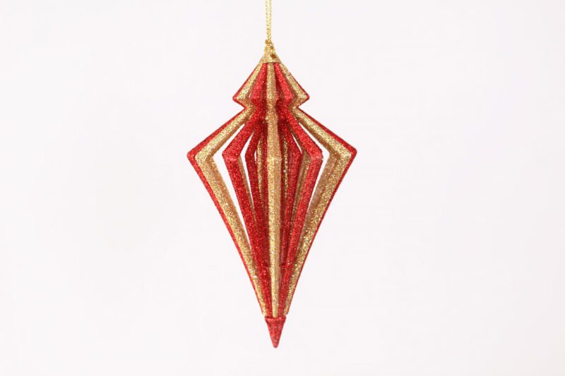 Striped Finial Ornament