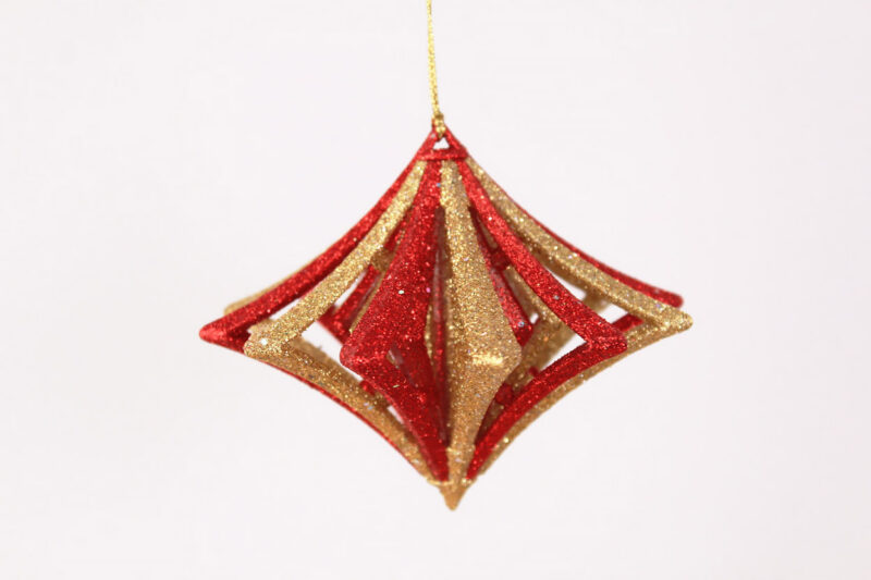 Striped Finial Ornament