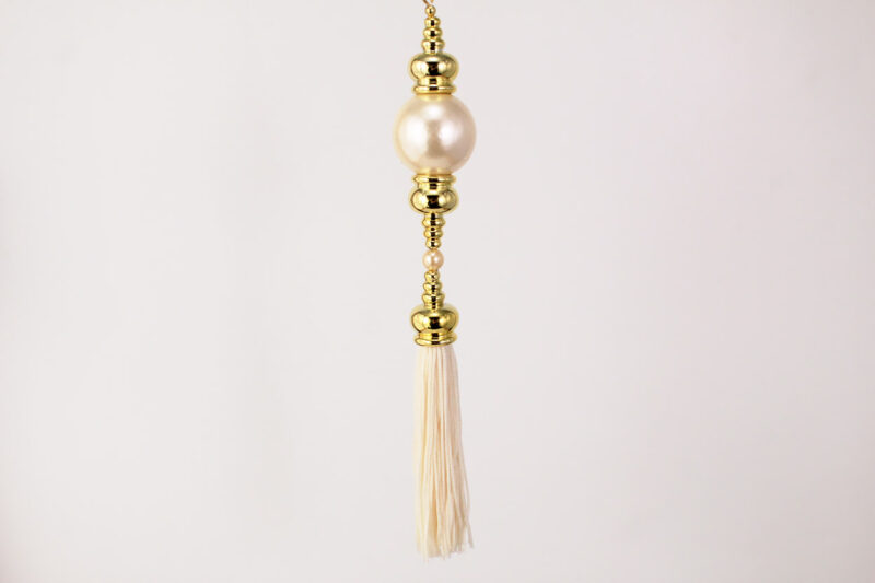 Finial With Tassel Hanging Ornament