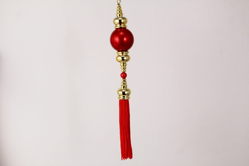 Finial With Tassel Hanging Ornament