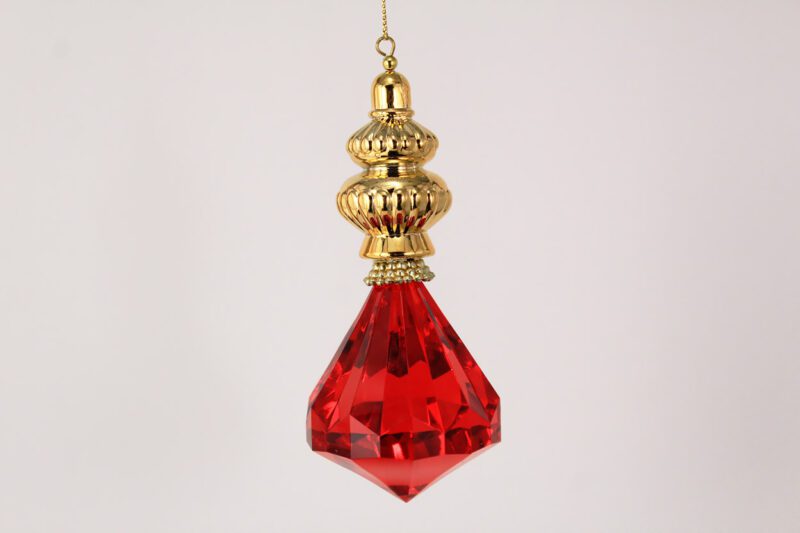 Acrylic Crystal Drop Hanging Ornament