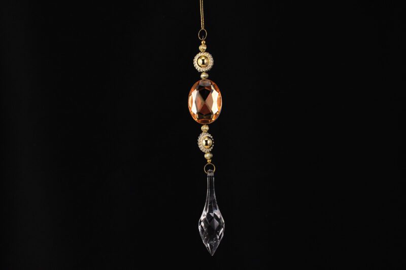 Acrylic Crystal Drop Hanging Ornament