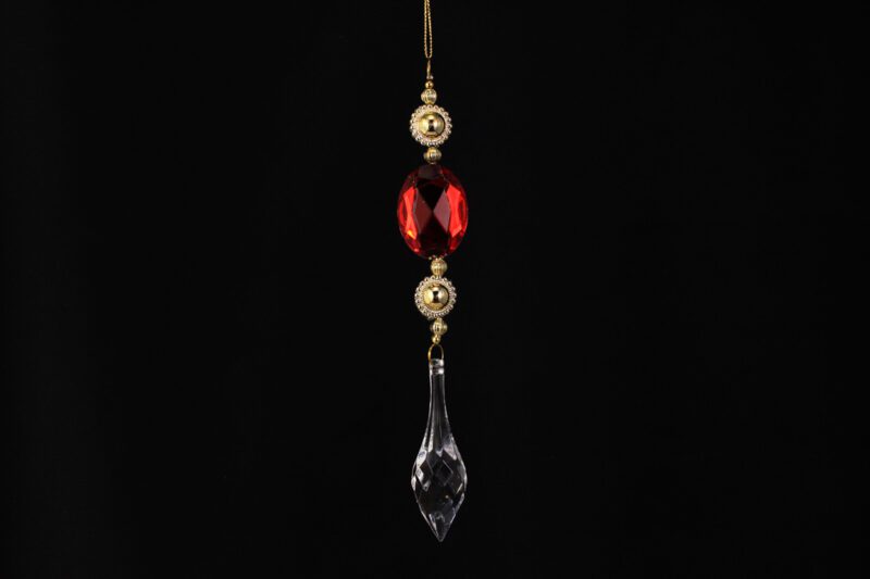 Acrylic Crystal Drop Hanging Ornament