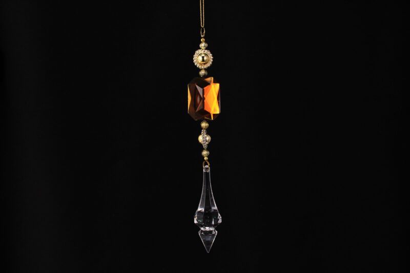 Acrylic Crystal Drop Hanging Ornament