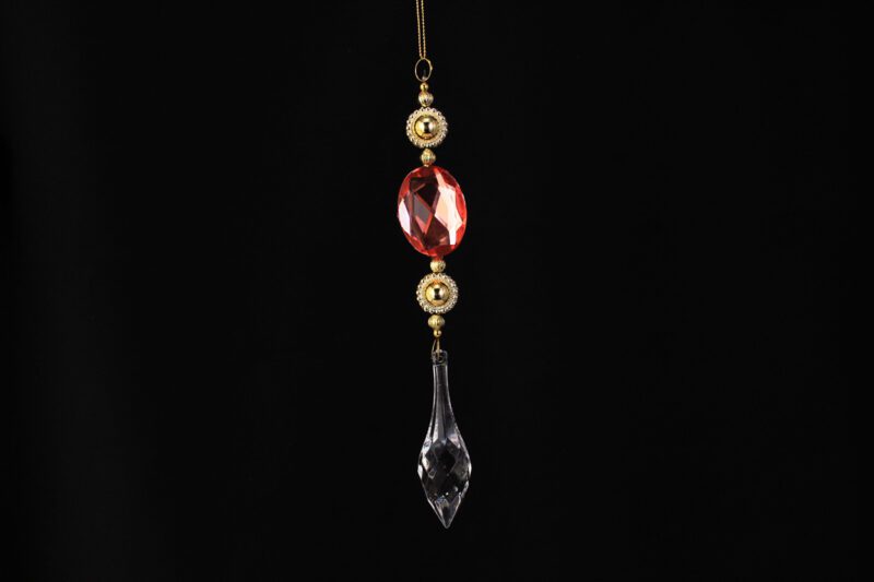 Acrylic Crystal Drop Hanging Ornament