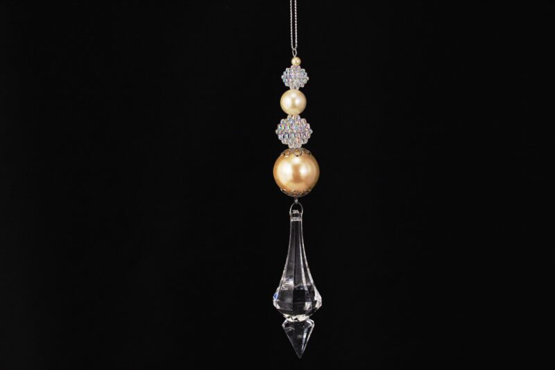 Acrylic Crystal Drop Hanging Ornament